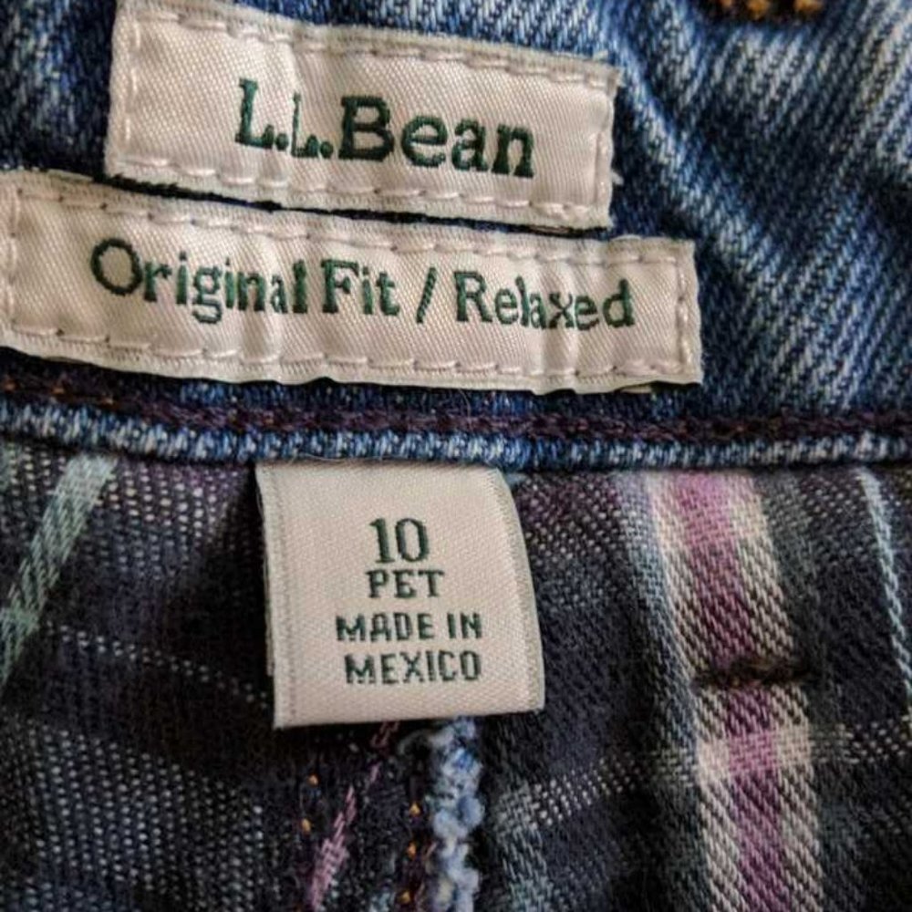 LL Bean Flannel lined jeans